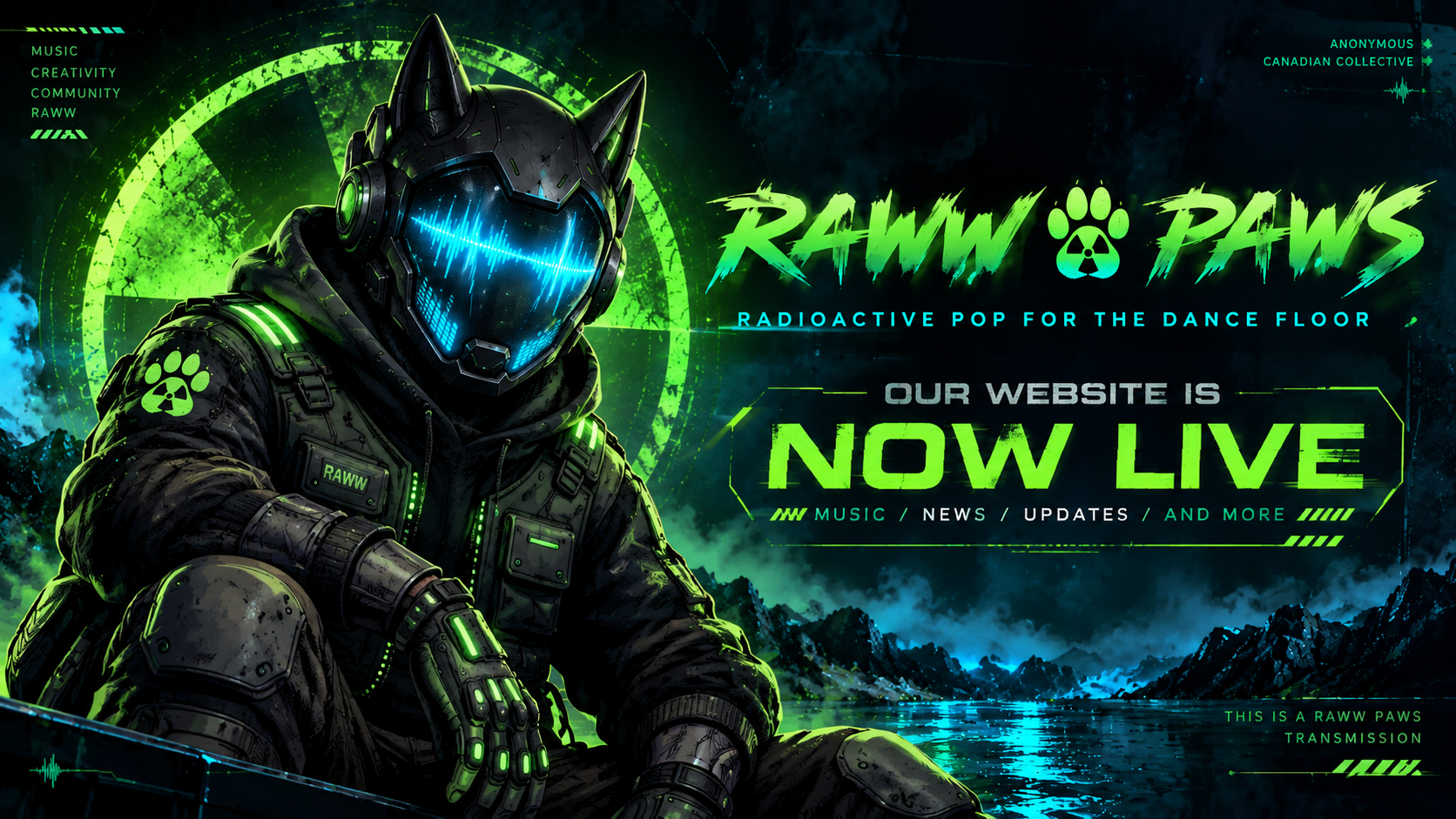RAWW PAWS HAS LANDED: OUR WEBSITE IS NOW LIVE
